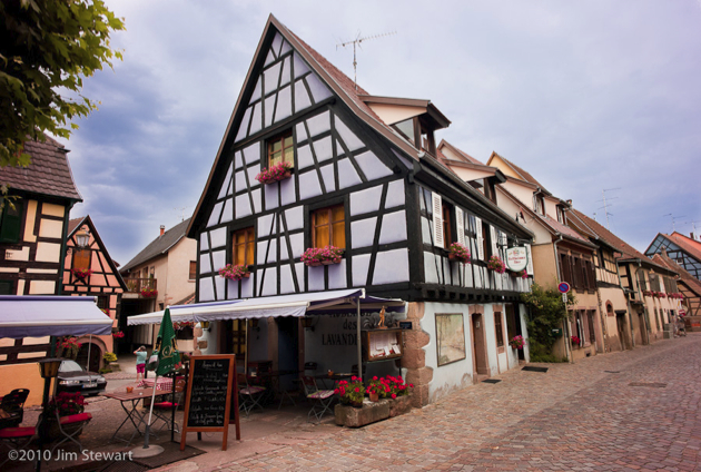 Street Scene, Bergheim, Alsace
