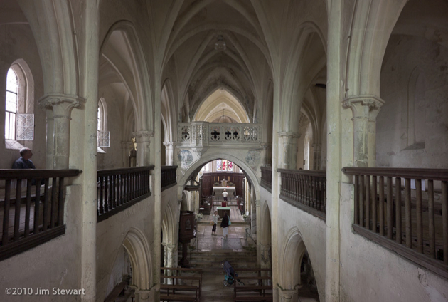 Église Saint-Genest : interior, upper floor