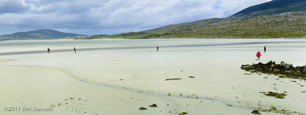 Looking back to Luskentyre